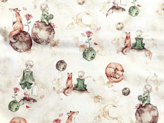 Tote bag Enfant Petit Prince et Le Renard, pièce unique – Image 2
