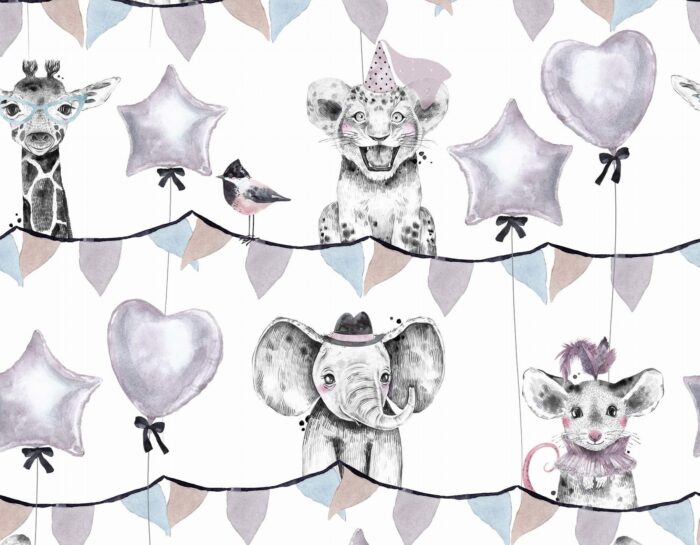 Serviette de table Enfants Fete Safari