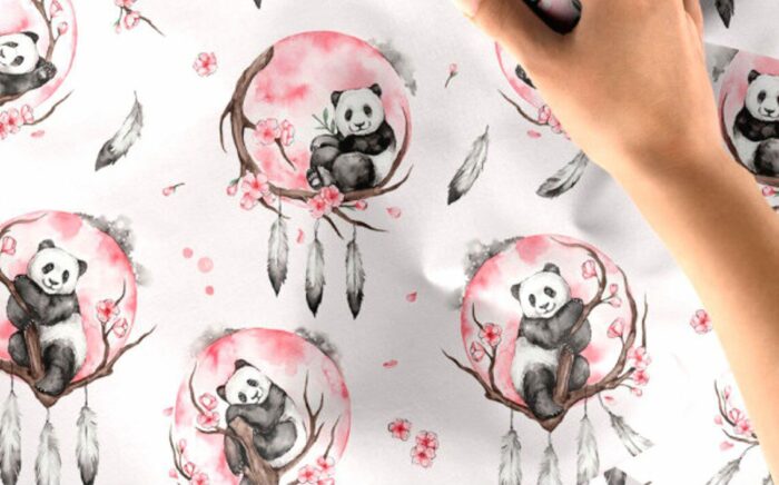 Mouchoir Enfants en coton Panda Rêve – Image 3