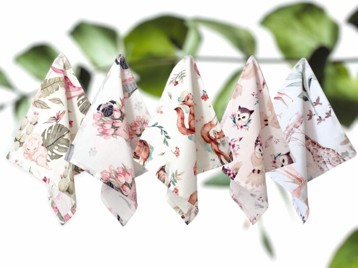 Carré de coton multi-usage pour enfants , 50 coloris – Image 2