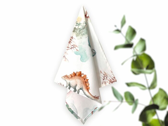 Serviette de table Enfants Dinosaures Montagnes