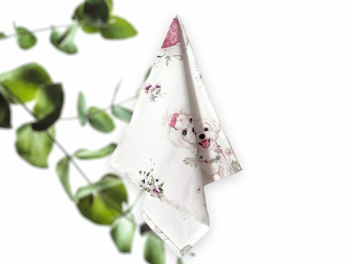 Serviette de table Enfants Bichon Maltais