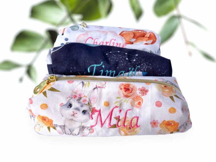 Trousse personnalisée brodée, 50 coloris – Image 5