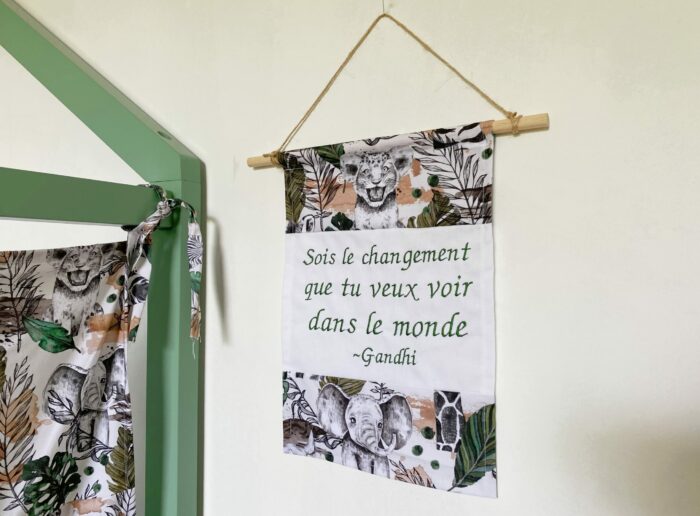 Fanion personnalisé prénom, 50 coloris – Image 5