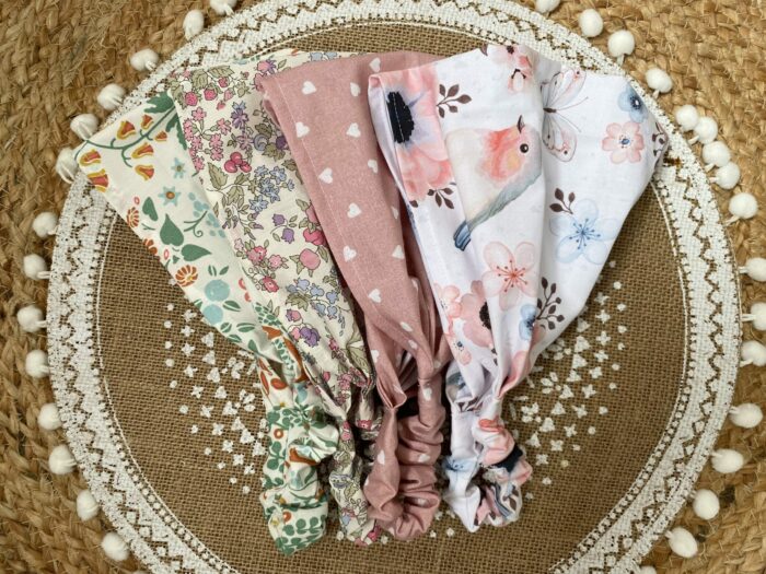 Bandeau fichu enfant, headband, 50 coloris – Image 3