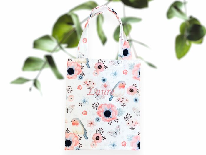 Tote bag brodé prénom, personnalisé, taille Enfants, 50 coloris – Image 5