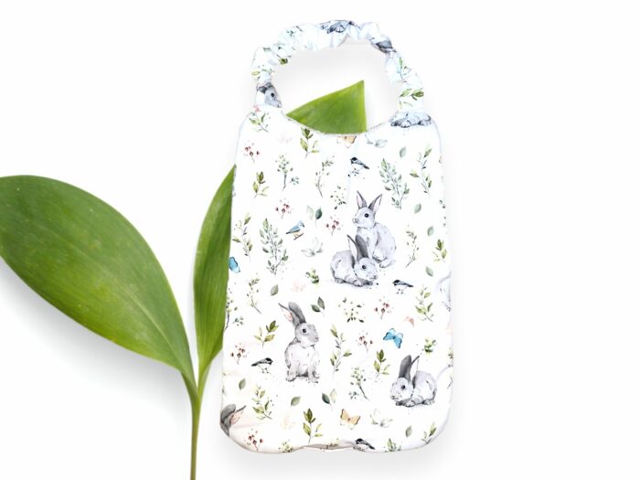 Bavoir maternelle personnalisé Lapins Printemps