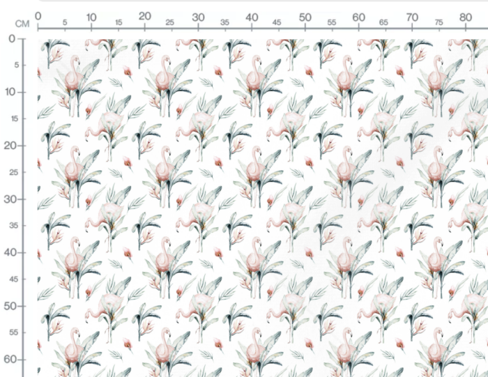 Tissu Imprimé Savane Flamants, 7 tissus au choix – Image 3