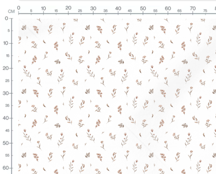 Tissu Imprimé Fleuri Petites Fleurs Pastel, 7 tissus au choix – Image 2