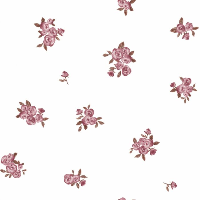 Tissu Imprimé Fleuri Petites Roses Rouges, 7 tissus au choix