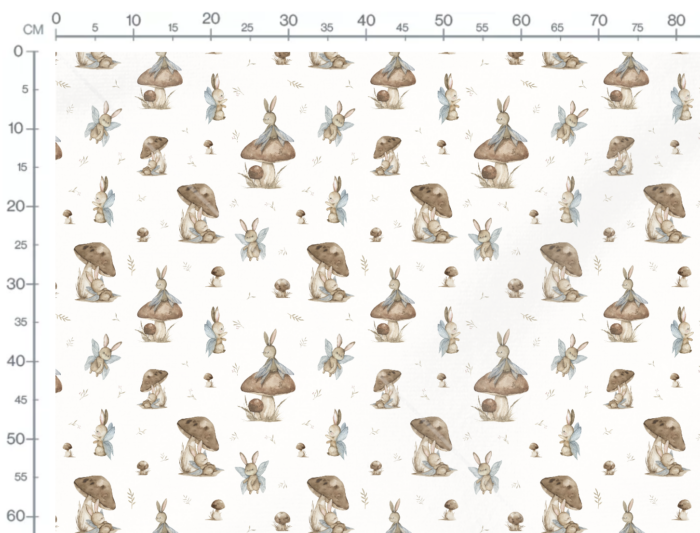 Tissu Imprimé Lapin Magique, 7 tissus au choix – Image 2