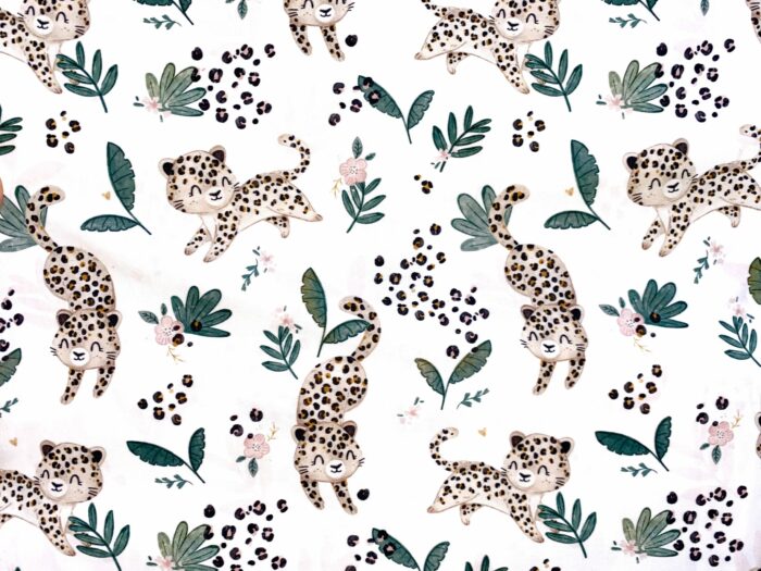 Pochon personnalisé avec broderie prénom Petites Pantheres