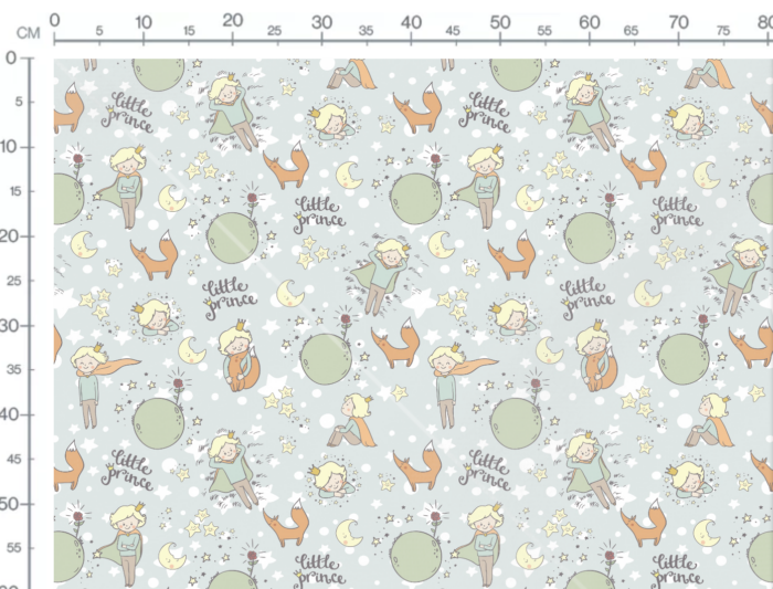 Tissu Imprimé Prince Renard, 7 tissus au choix – Image 3