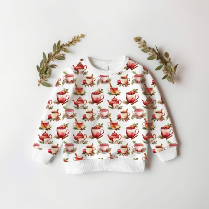 Tissu Imprimé Exclusif Noel Café Gourmand, 11 tissus au choix – Image 5