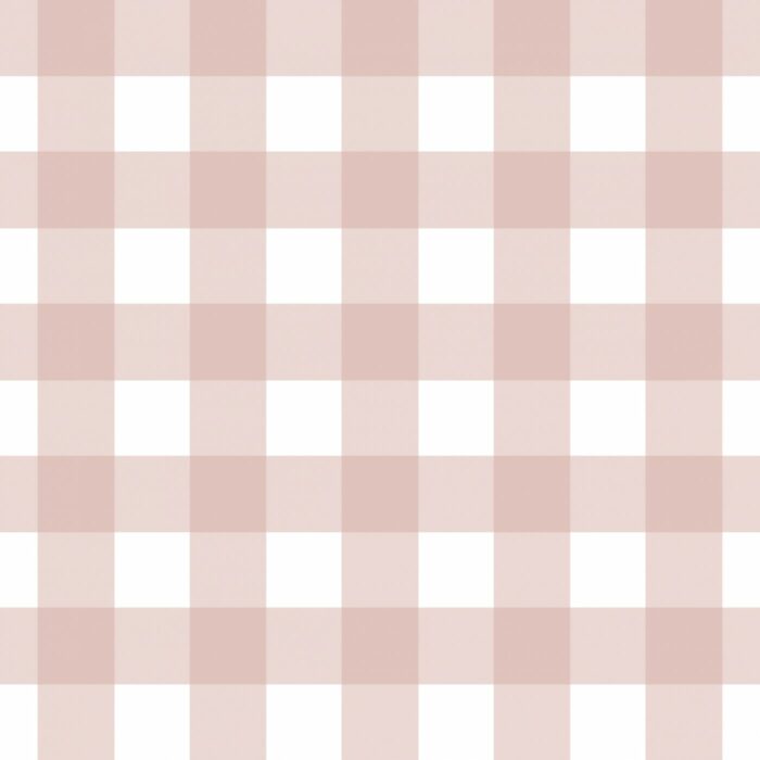 Tissu Imprimé Carreaux Vichy Rose Pale, 7 tissus au choix