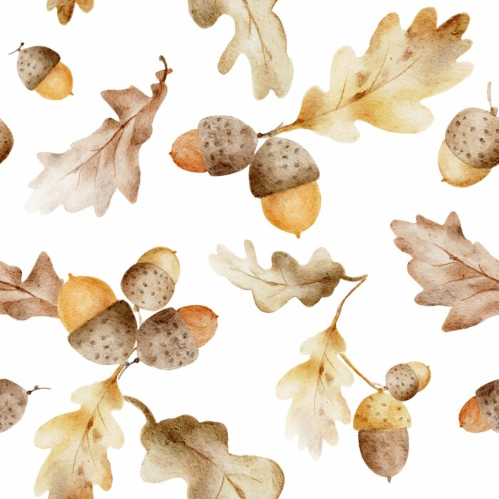 Tissu Imprimé Automne Magique, 7 tissus au choix