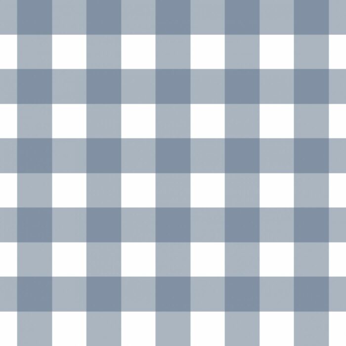 Tissu Imprimé Carreaux Vichy Bleu Jean, 7 tissus au choix