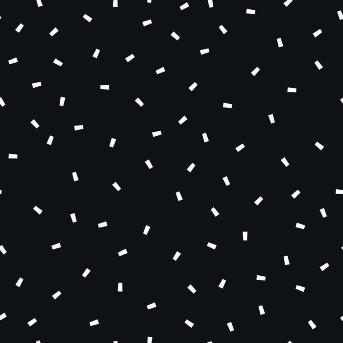 Tissu Imprimé Confettis Blanc Noir, 7 tissus au choix