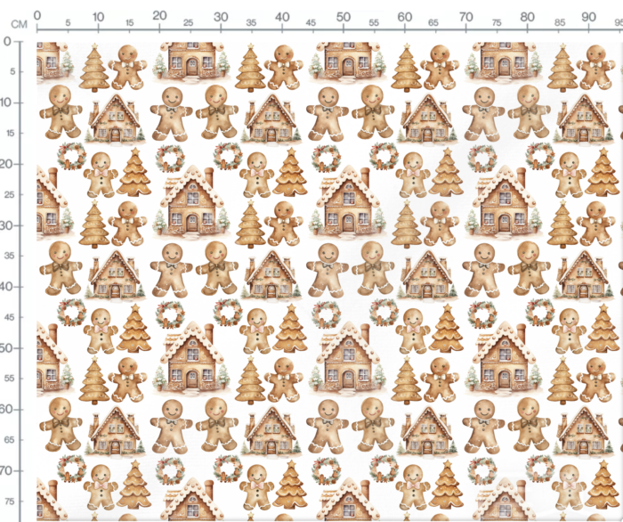 Tissu Exclusif Noel Pain d'Épices, 7 tissus au choix – Image 2