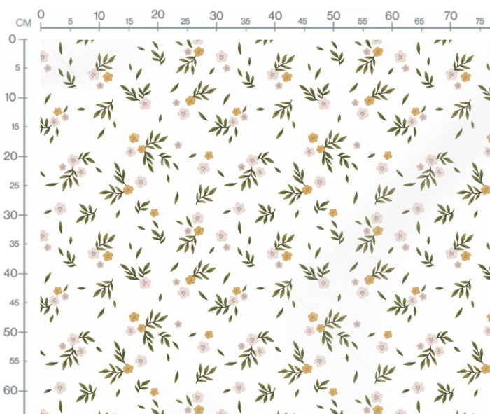Tissu Imprimé Fleuri A la Campagne, 7 tissus au choix – Image 3