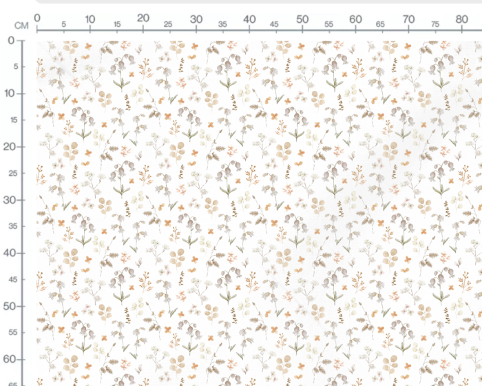 Tissu Imprimé Fleuri Au soleil, 7 tissus au choix – Image 2