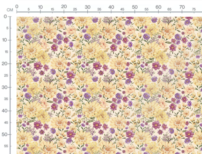 Tissu Imprimé Juillet Fleuri, 7 tissus au choix – Image 3