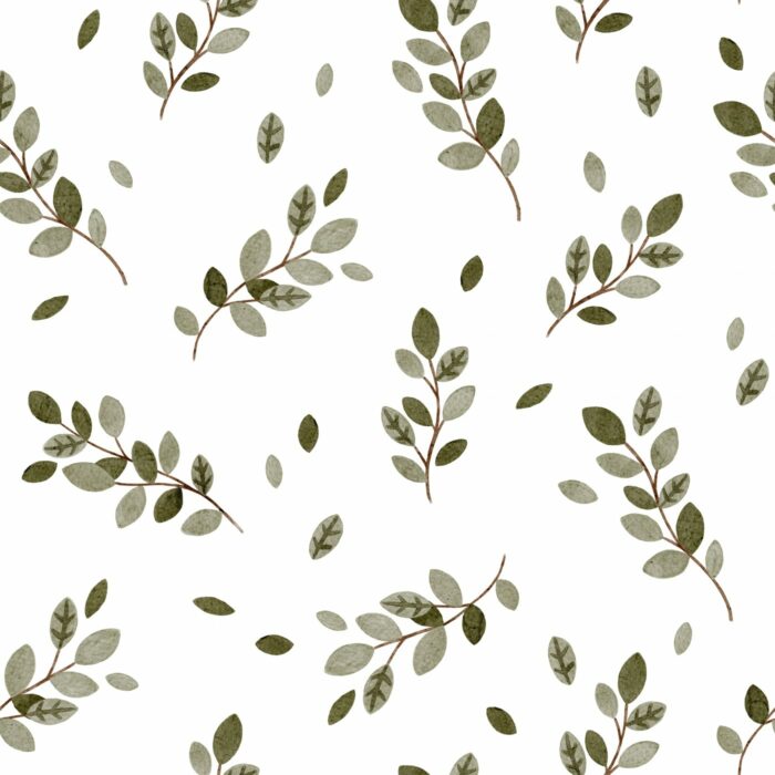 Tissu Imprimé Nature Campagne Feuille, 10 tissus au choix