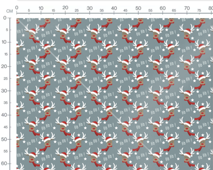 Tissu Imprimé Noel Renne Ho Ho, 7 tissus au choix – Image 3