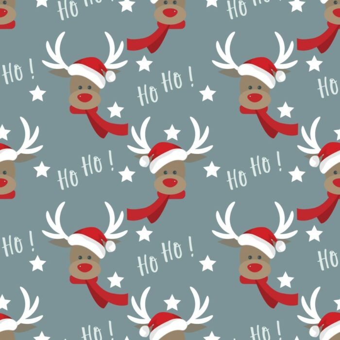 Tissu Imprimé Noel Renne Ho Ho, 7 tissus au choix