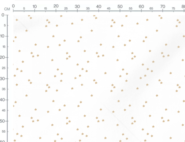 Tissu Imprimé Petites Étoiles, 7 tissus au choix – Image 2