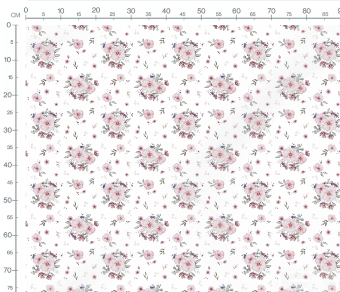 Tissu Imprimé Petites Fleurs Bonheur Grand, 7 tissus au choix – Image 3