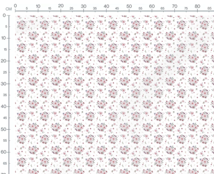 Tissu Imprimé Petites Fleurs Bonheur, 7 tissus au choix – Image 3