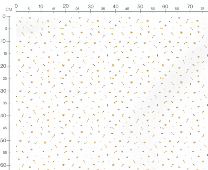 Tissu Imprimé Petits Papillons Jaunes Fleurs, 10 tissus au choix – Image 3