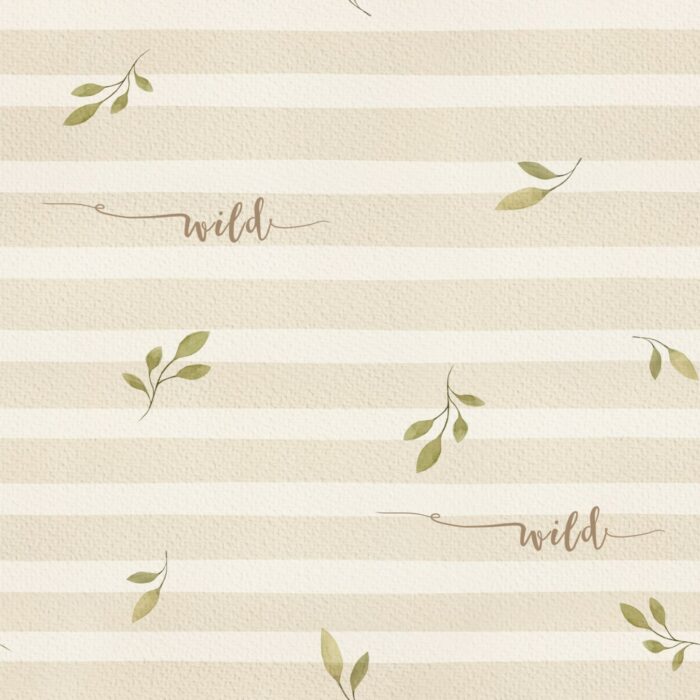 Tissu Imprimé Rayures Beige Wild, 7 tissus au choix