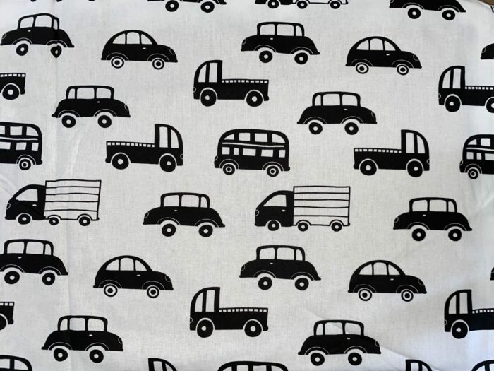 Tissu imprimé Toile de coton Premium Voitures + Route, 3,5 mètres – Image 4