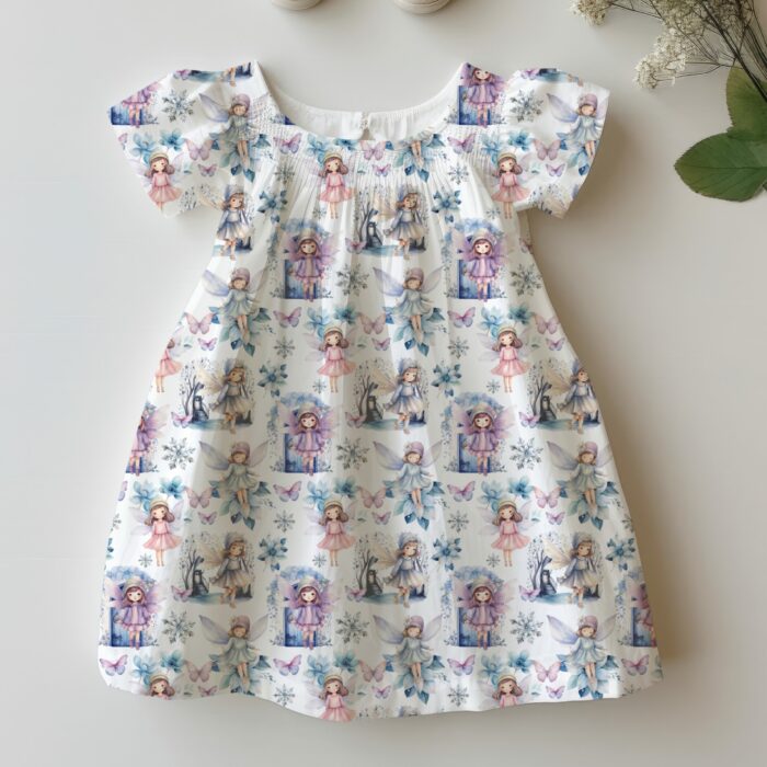 Tissu Exclusif Fées Magiques Hiver, 7 tissus au choix – Image 3