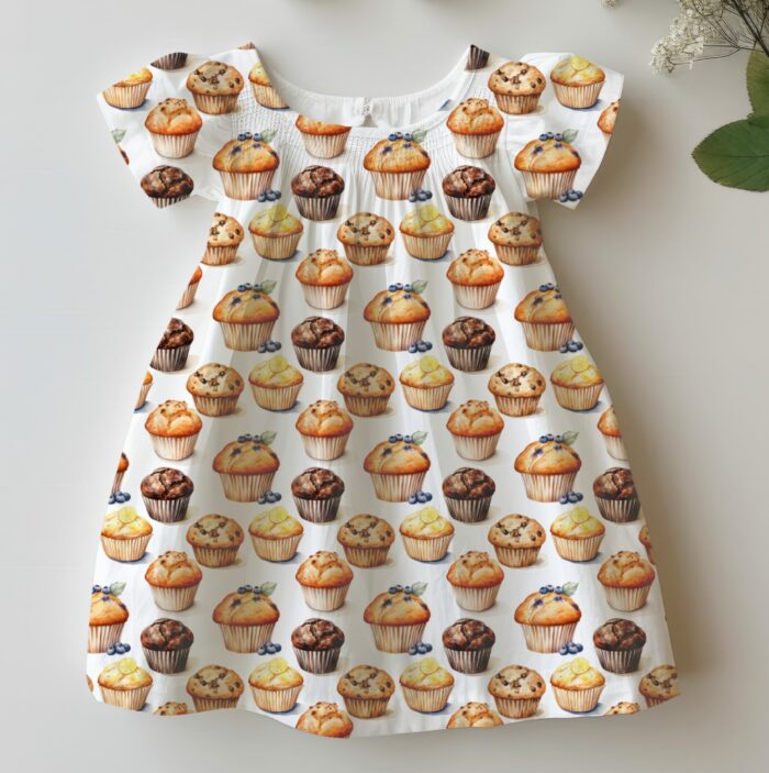 Tissu Exclusif Muffins Gourmands, 11 tissus au choix – Image 4