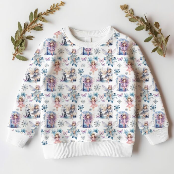 Tissu Exclusif Fées Magiques Hiver, 7 tissus au choix – Image 5