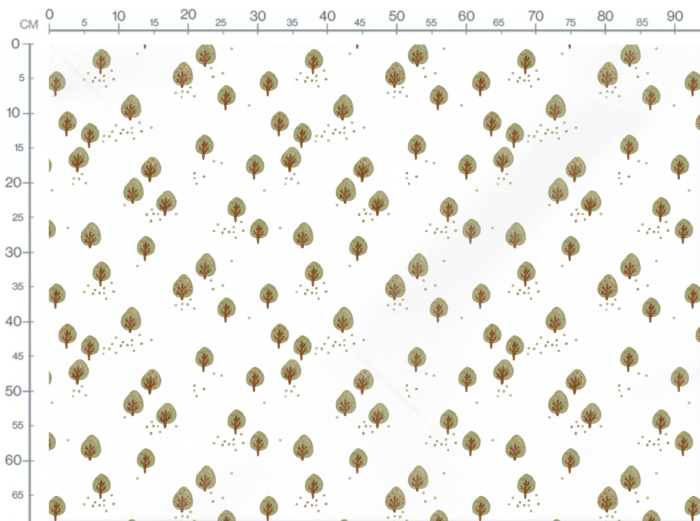 Tissu Imprimé Arbres Douceur, 10 tissus au choix – Image 2