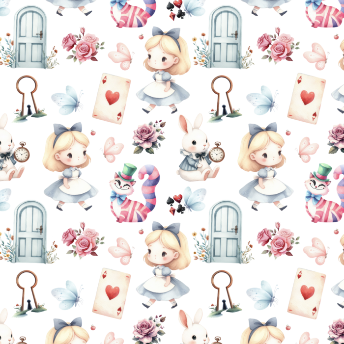 Tissu Exclusif Alice Merveille, 7 tissus au choix