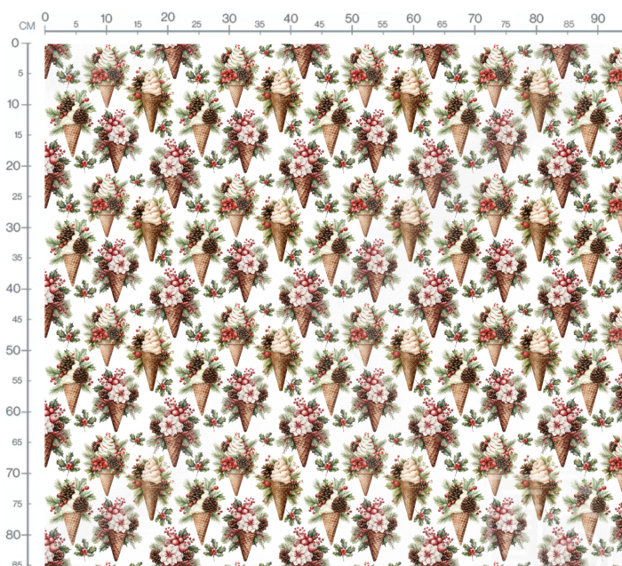 Tissu Imprimé Exclusif Noel Glaces, 11 tissus au choix – Image 4