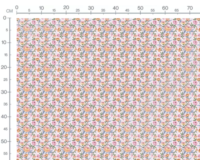 Tissu Imprimé Fleuri Aurelia Rose Petit, 7 tissus au choix – Image 3