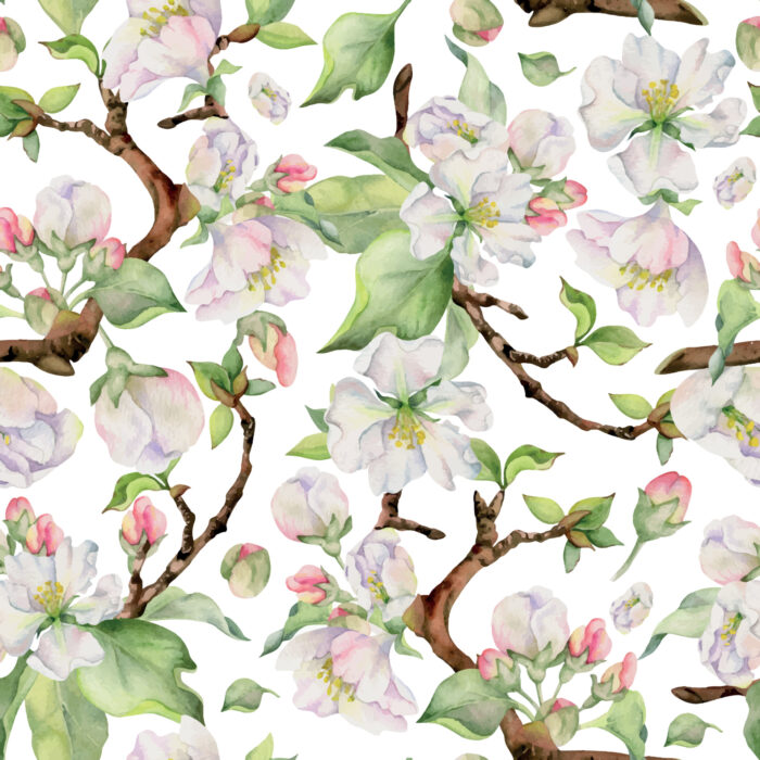Tissu Imprimé Fleuri Karine, 7 tissus au choix