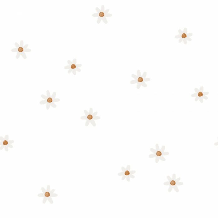 Tissu Imprimé Fleuri Camomille Douceur, 7 tissus au choix