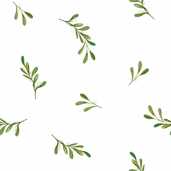 Tissu Imprimé Gui Fleurs Blanc, 7 tissus au choix