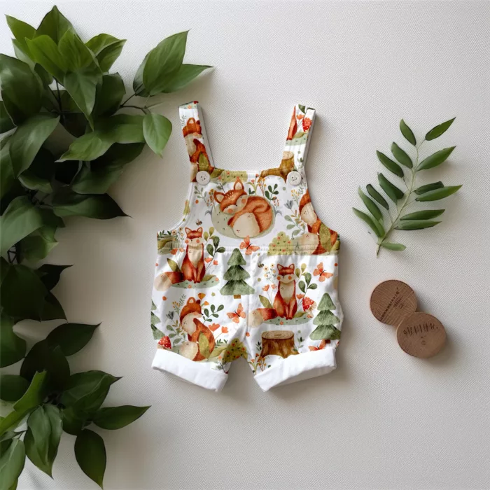 Tissu Imprimé Renard Foret, 7 tissus au choix – Image 6