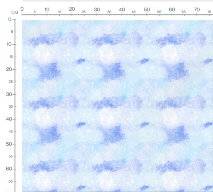 Tissu Imprimé Tie and Dye Bleu, 7 tissus au choix – Image 4