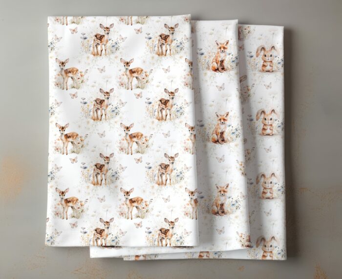 Tissu Imprimé Exclusif Lapin Fleuri, 10 tissus au choix – Image 4