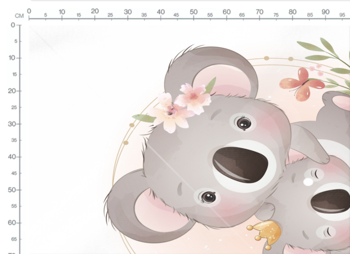 Panneau Couverture Koala Mignon Bébé 100 x 150 cm – Image 4