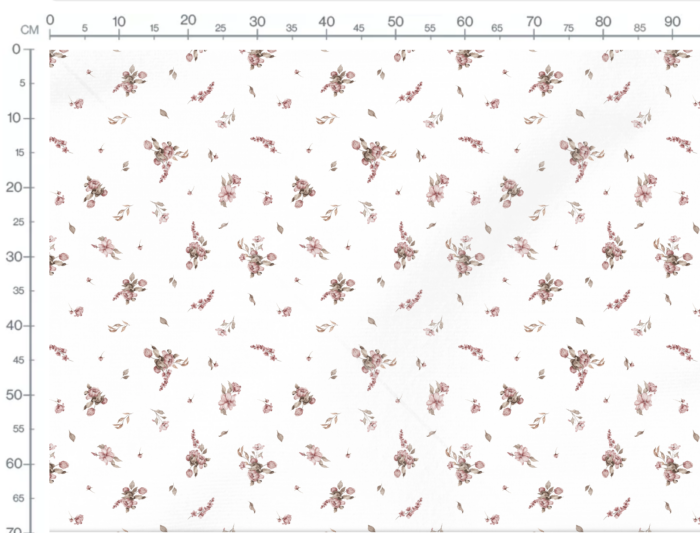 Tissu Imprimé Fleuri Leonie, 7 tissus au choix – Image 3
